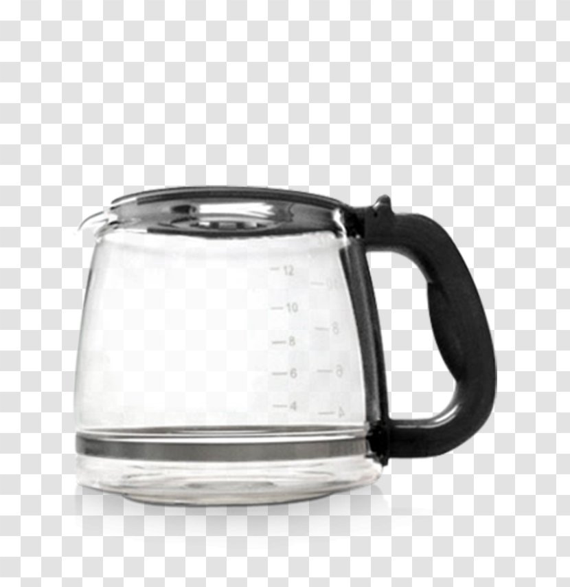 Kettle Mug Glass Russell Hobbs Coffeemaker - Small Appliance Transparent PNG
