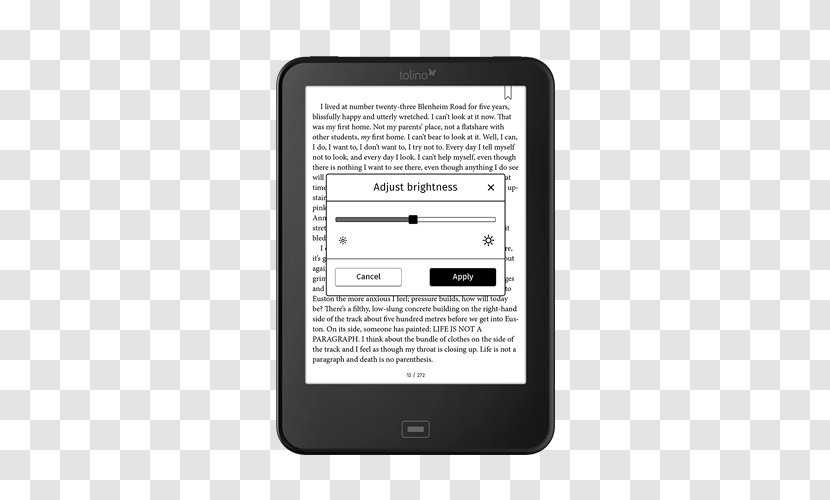 Comparison Of E-readers Tolino Vision 3 HD 4 Shine 2 - Gadget - E-ink Tablet Transparent PNG