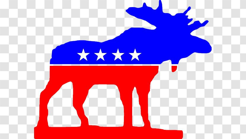 United States Moose Progressive Party Political Bumper Sticker - Republican Transparent PNG