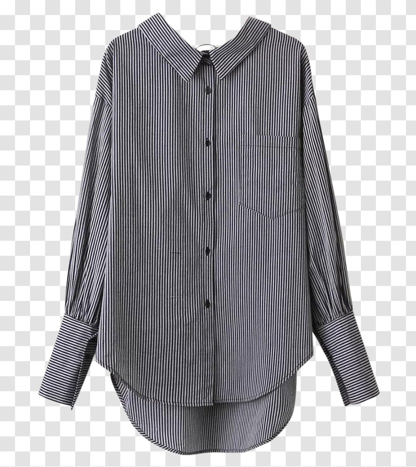 Blouse Dress Shirt Sleeve Collar Fashion - Button Up Shirts Transparent PNG