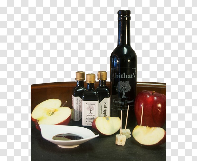 Liqueur Glass Bottle Dessert Wine Mulled - Red Apple Transparent PNG