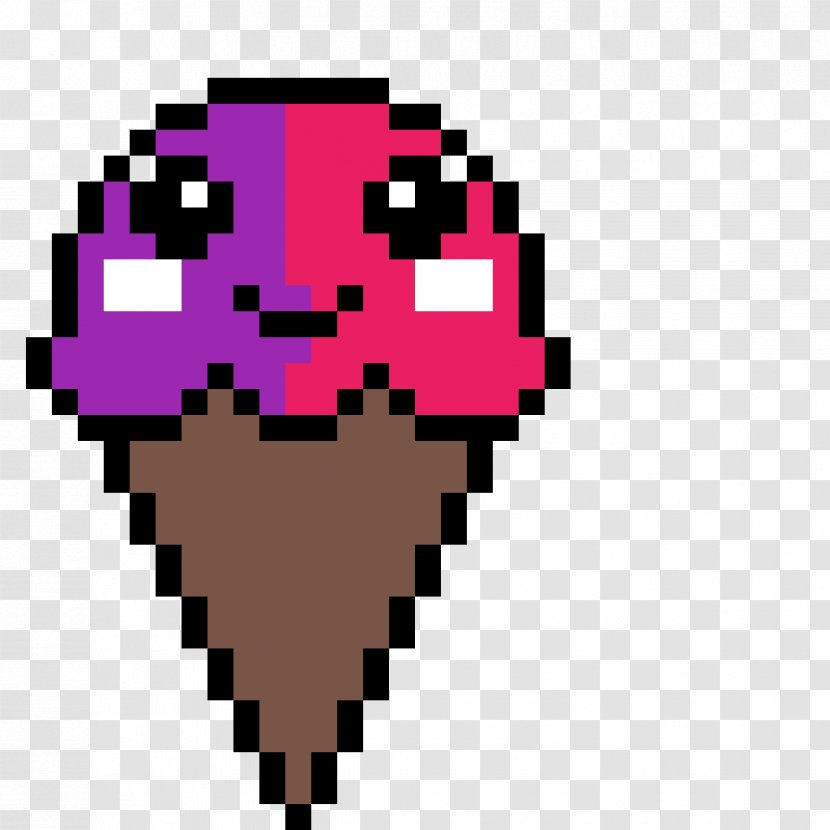 Ice Cream Cones Pixel Art Bead Transparent PNG