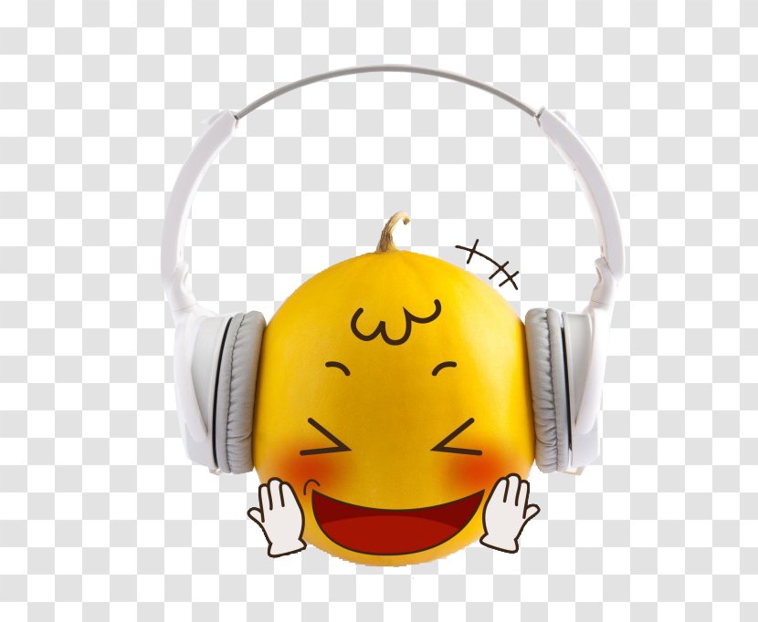 Headphones Download - Creativity - Wearing Orange Transparent PNG