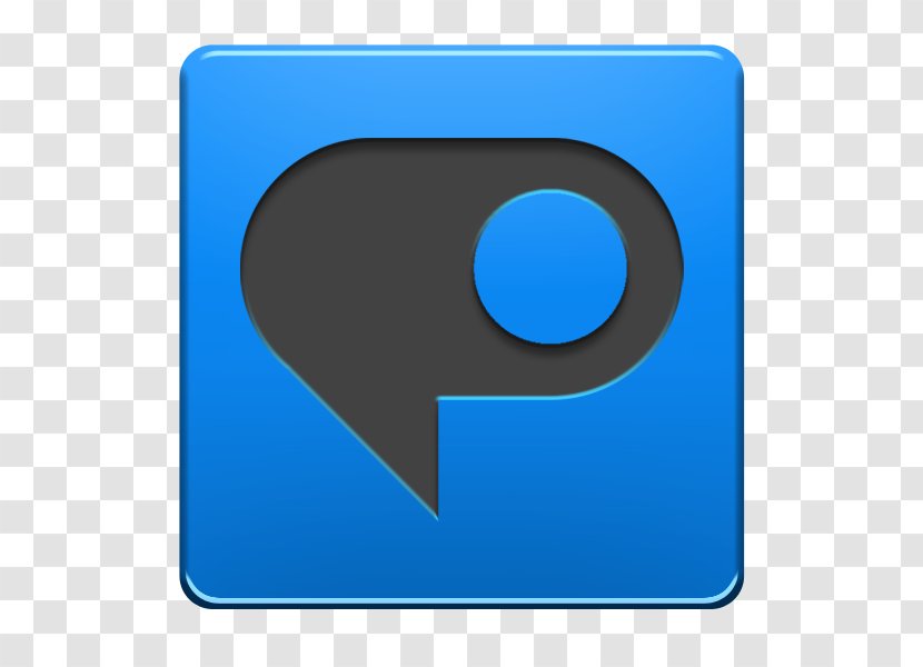 Adobe Photoshop Express Icon Design Android - Electric Blue Transparent PNG