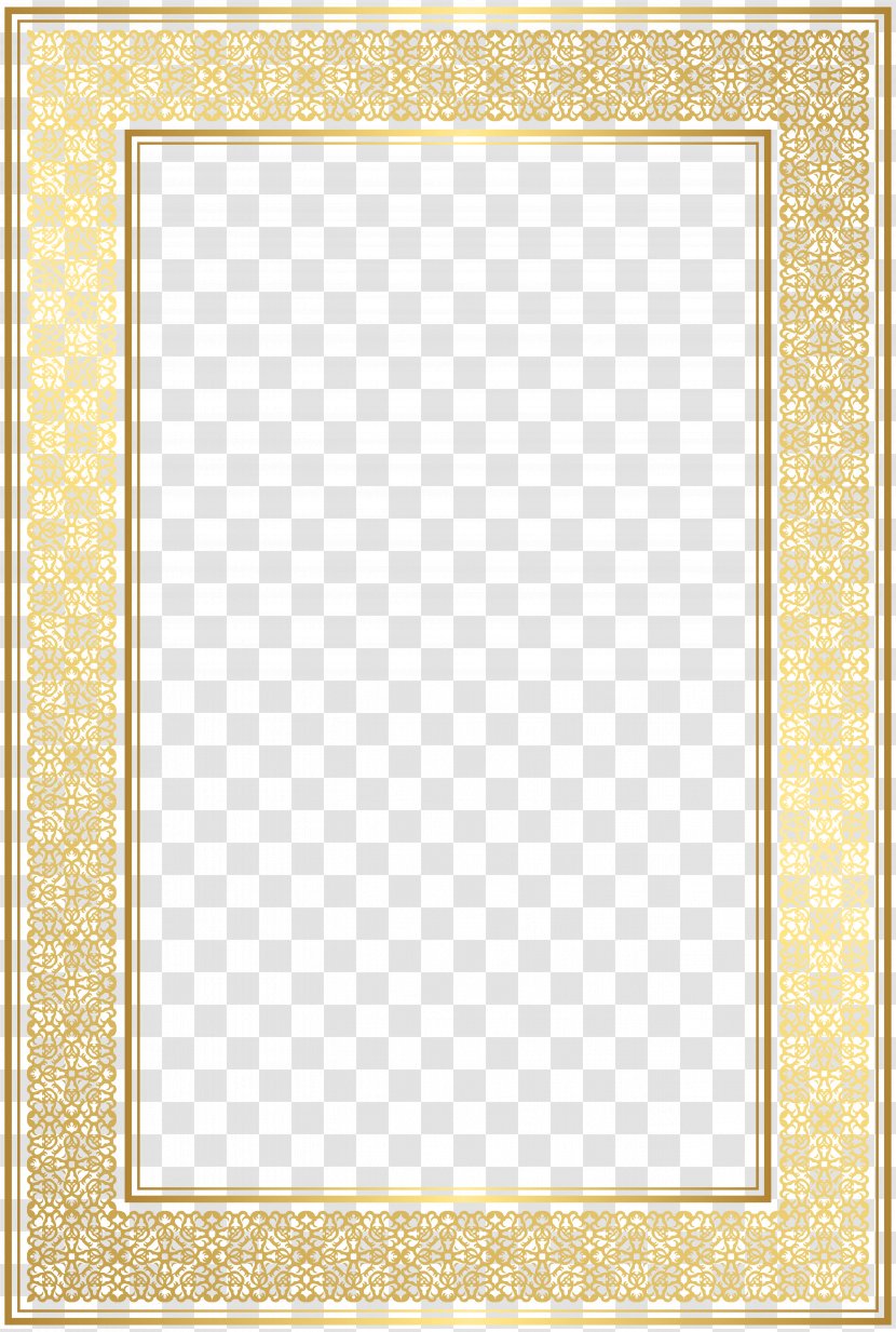 Picture Frames Line Angle Pattern - Frame - Gold Crown Transparent PNG