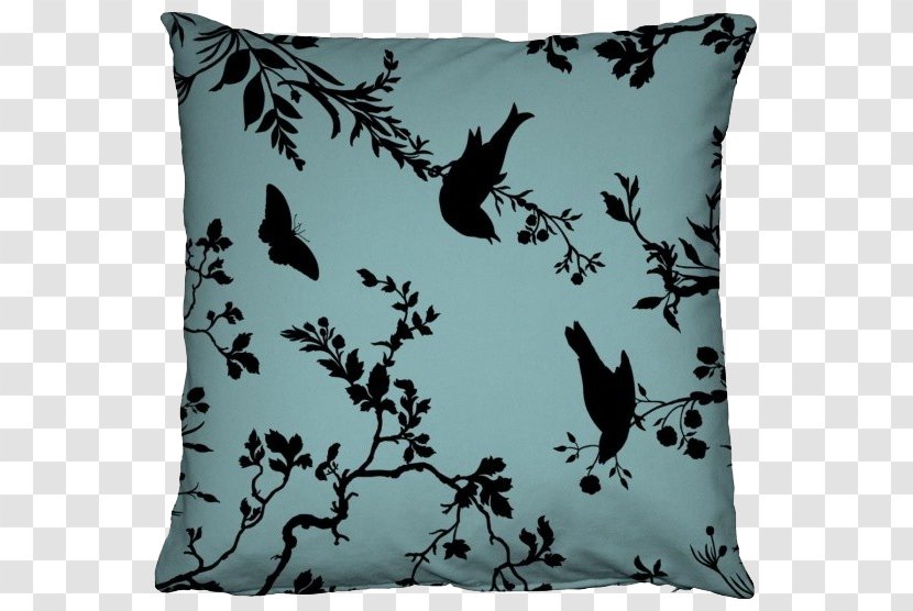 Glasgow Timorous Beasties Throw Pillow Student - Branch - Painted Bird FIG Transparent PNG