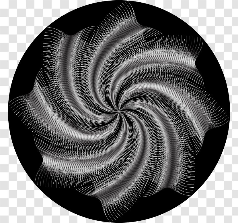 Line Art Black And White Monochrome - Abstract Transparent PNG