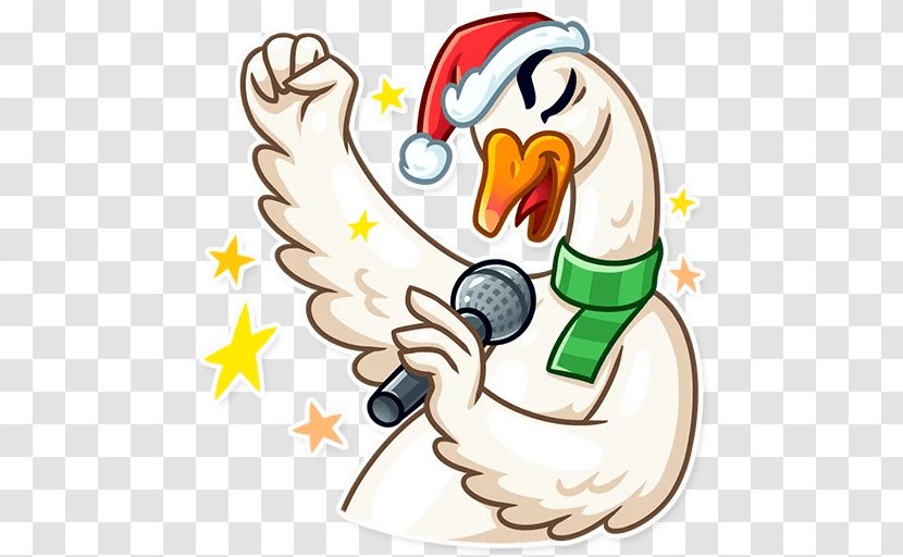 Christmas Sticker - Chicken Beak Transparent PNG