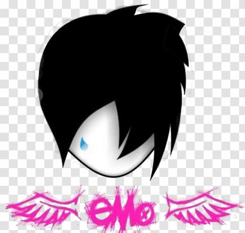 Emo Punk Rock Clip Art - Watercolor - Heart Transparent PNG