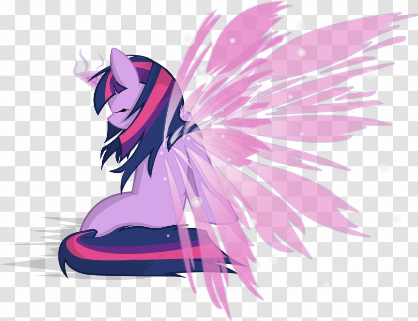 Twilight Sparkle My Little Pony Winged Unicorn Rainbow Dash - Watercolor Transparent PNG