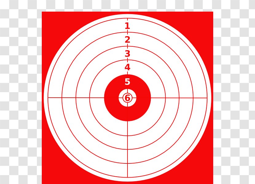 Shooting Target Sport Clip Art - Text - Cliparts Transparent PNG