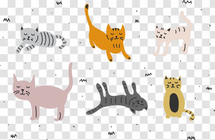Cat Cartoon Clip Art - Designer Transparent PNG