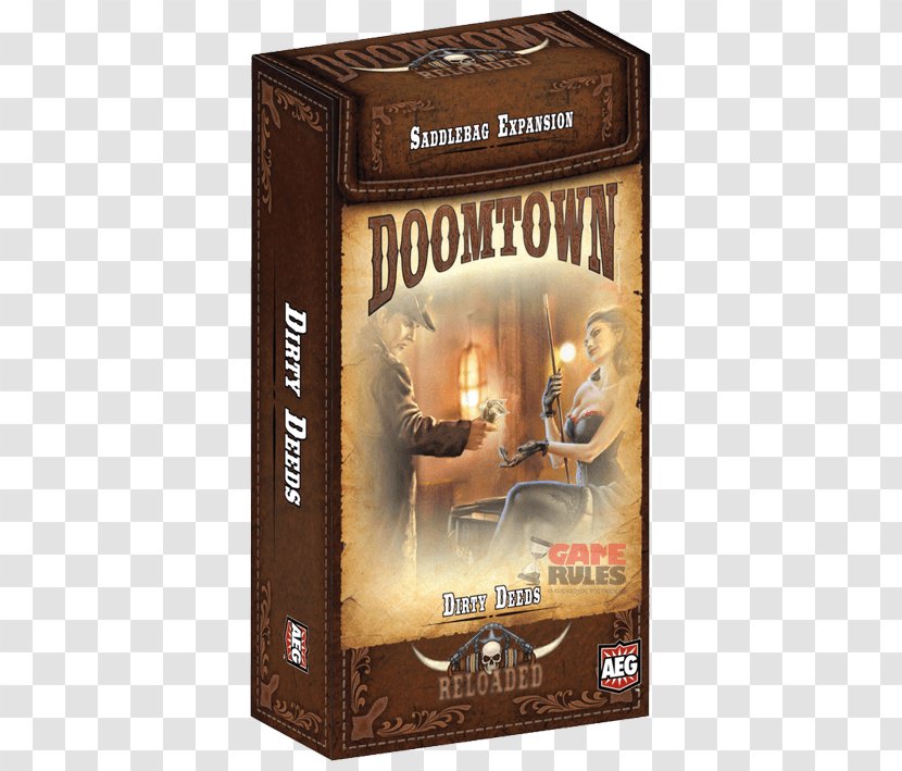 Deadlands Doomtown War Alderac Entertainment Group Board Game - Frame - Virtues Transparent PNG