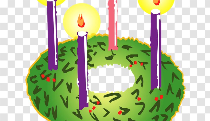 Clip Art Advent Candle Wreath Sunday - Grass - Symbol Transparent PNG