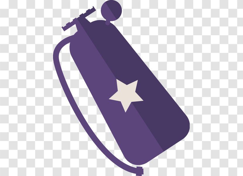 Icon - Purple - Vector Creative Design Space Extinguisher Transparent PNG