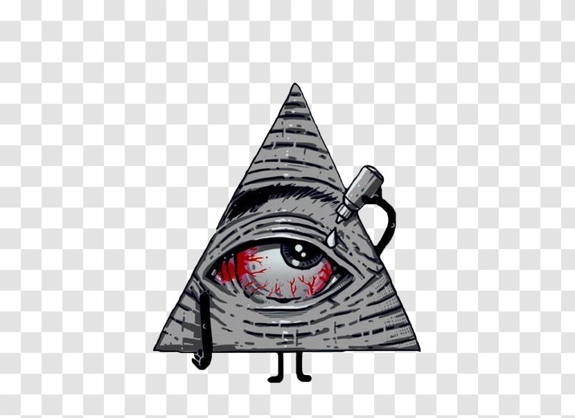Illuminati Eye Of Providence Sticker Drawing Dopehouse - Psychedelic Therapy Transparent PNG