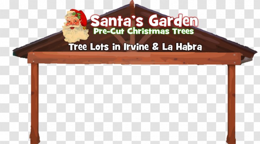 Santa's Garden Santa Claus Christmas Tree - Fresh Garland Transparent PNG
