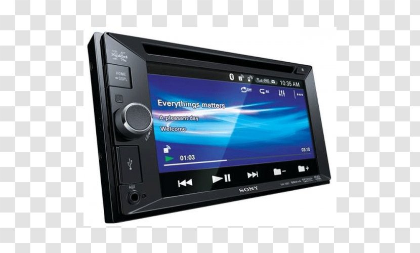 Vehicle Audio Sony XAV-68BT XAV-65 Automotive Head Unit ISO 7736 Transparent PNG