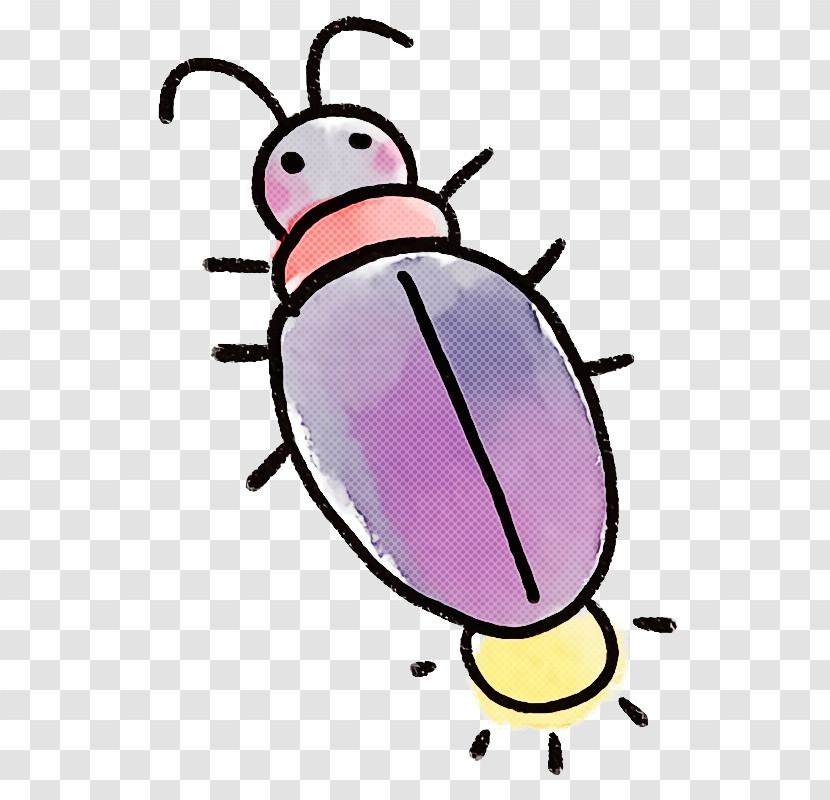 Insect Cartoon Beetle Pink Blister Beetles Transparent PNG