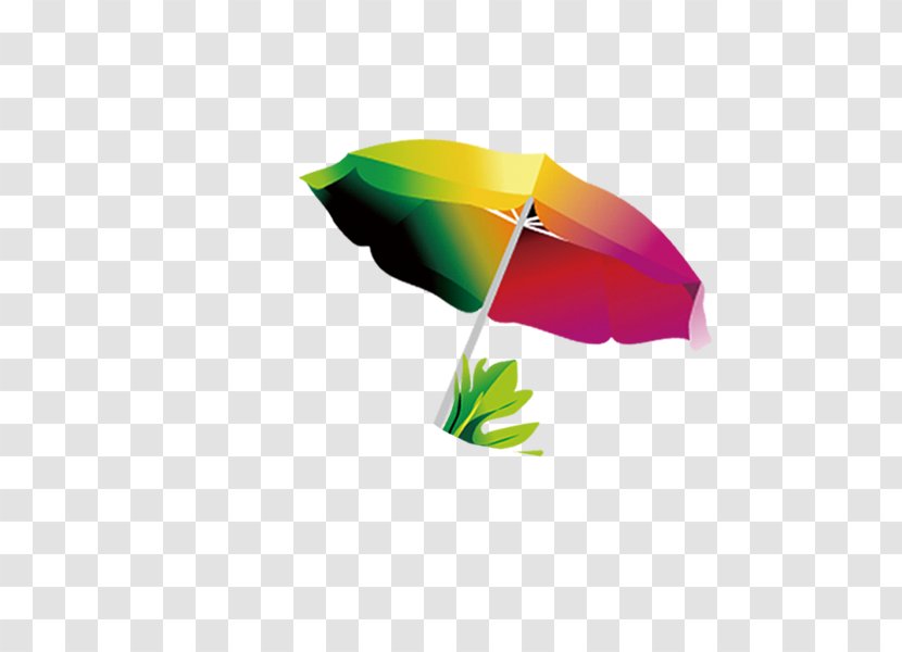Umbrella Auringonvarjo - Leaf - Colored Transparent PNG