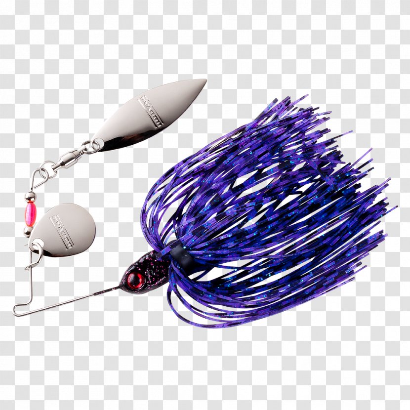 Spinnerbait Fishing Bait Booyah Purple - Lure - Baits Transparent PNG