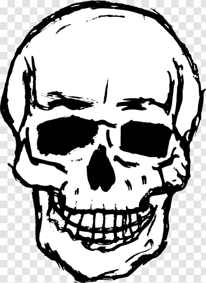 T-shirt Skull Drawing Transparent PNG