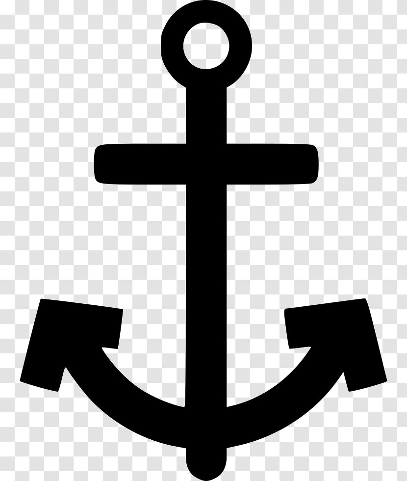 Anchor Boat Photography Clip Art - Black And White Transparent PNG