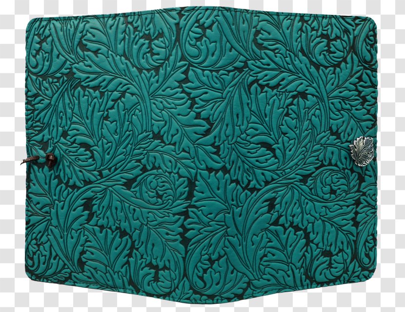 Turquoise Green Place Mats Rectangle - Teal Leaves Transparent PNG