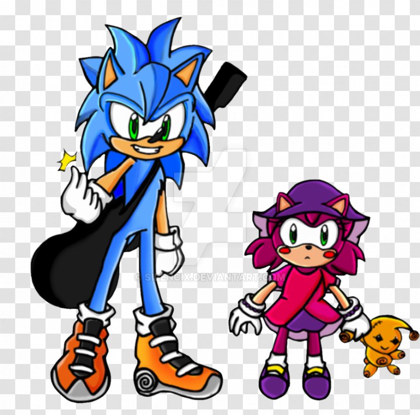 Amy Rose Child Sonic The Hedgehog Family Art - Son Transparent PNG