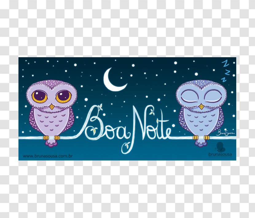 Afternoon Night Greeting Day - Owl - Boa Noite Transparent PNG