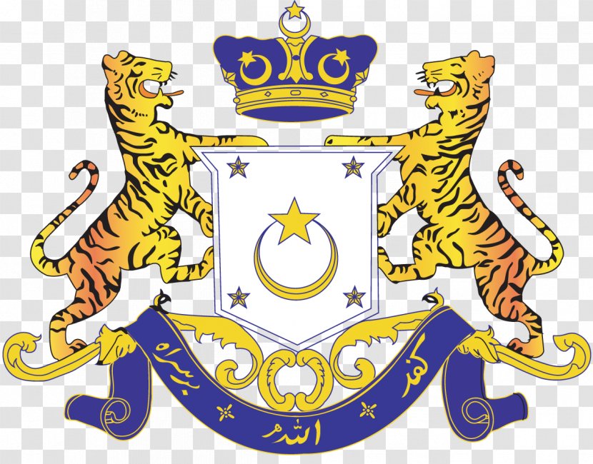 Kulai Municipal Council Johor Sultanate Iskandar Puteri State Government Flag And Coat Of Arms - Federated - Abu Bakar Transparent PNG