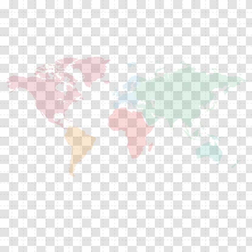 World Map - Rectangle Transparent PNG