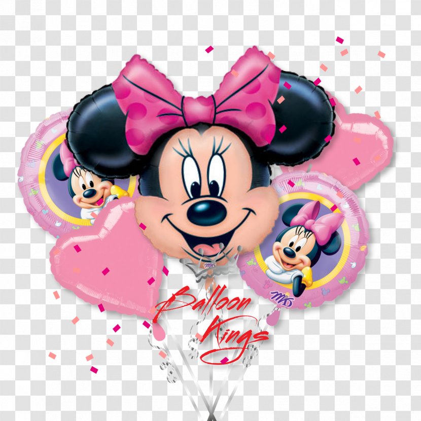 Minnie Mouse Mickey Balloon Birthday Gift Transparent PNG