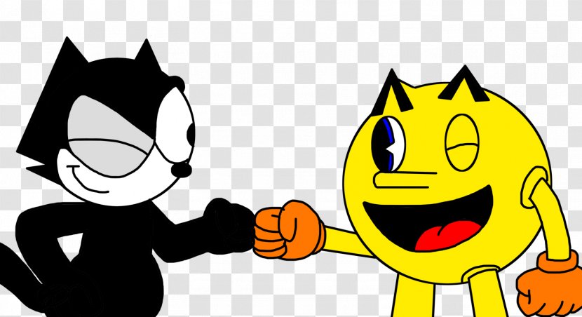 Ms. Pac-Man And The Ghostly Adventures Felix Cat Namco - Vertebrate - Pac Man Transparent PNG