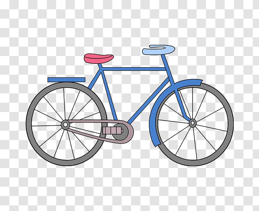 Hybrid Bicycle Drawing Tutorial Image - Royaltyfree Transparent PNG