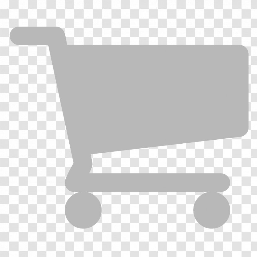 Font Awesome Shopping Cart - White Transparent PNG