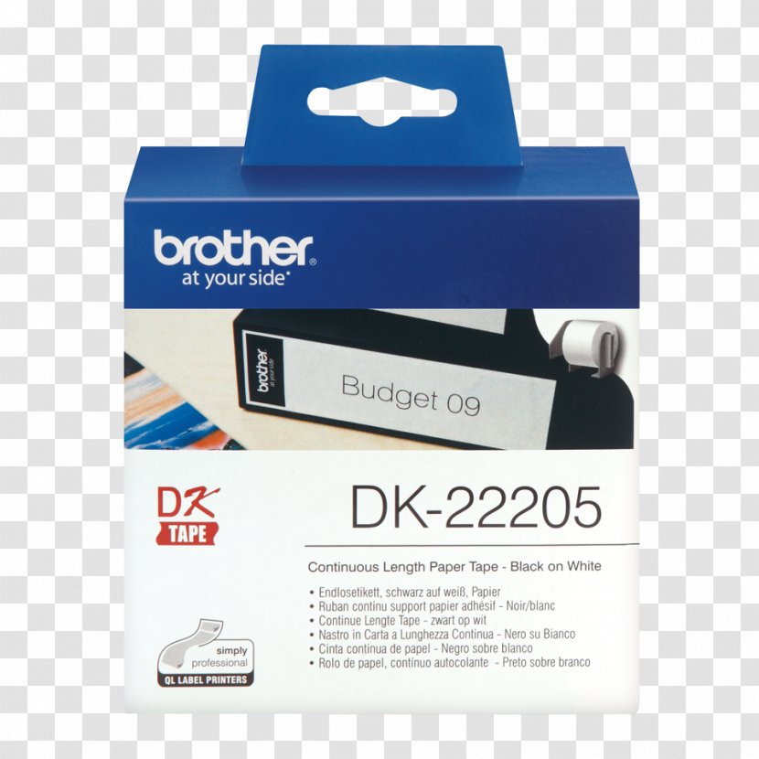 Paper Adhesive Tape Label Printer Brother Industries - Labels Transparent PNG