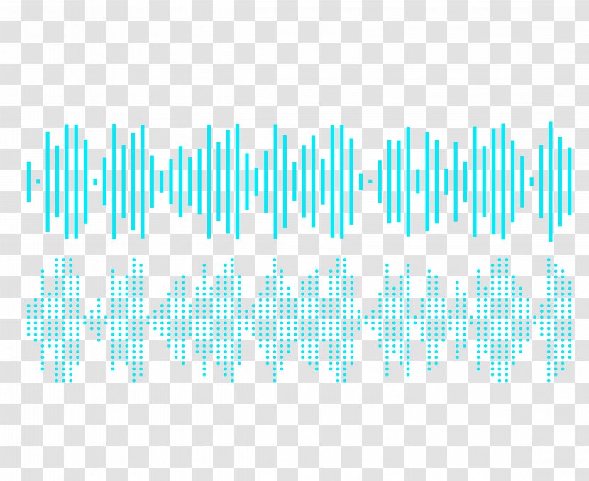 Blue Line Angle Point Sky - Silhouette - Vector Light Sound Wave Curve Picture Transparent PNG