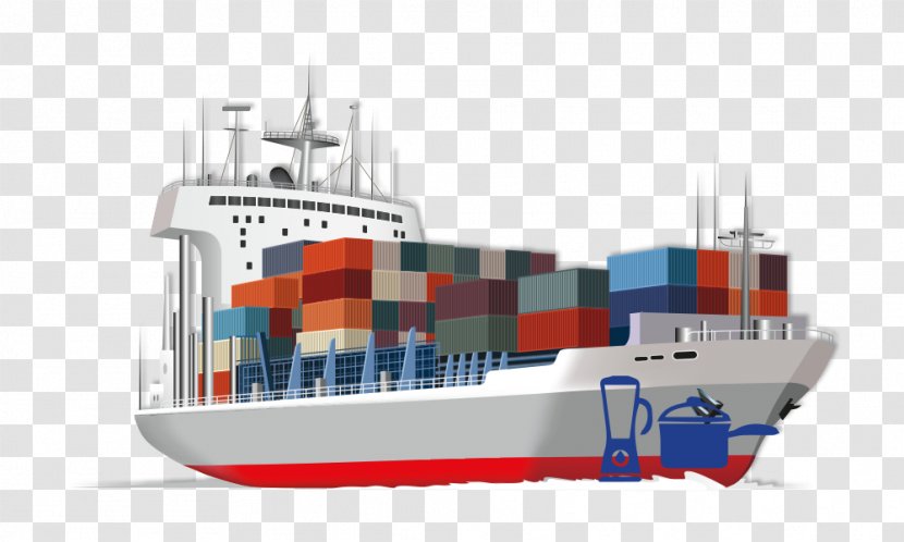 Container Ship Transport And Logistics Cargo - Panamax - Fresh Food Distribution Transparent PNG
