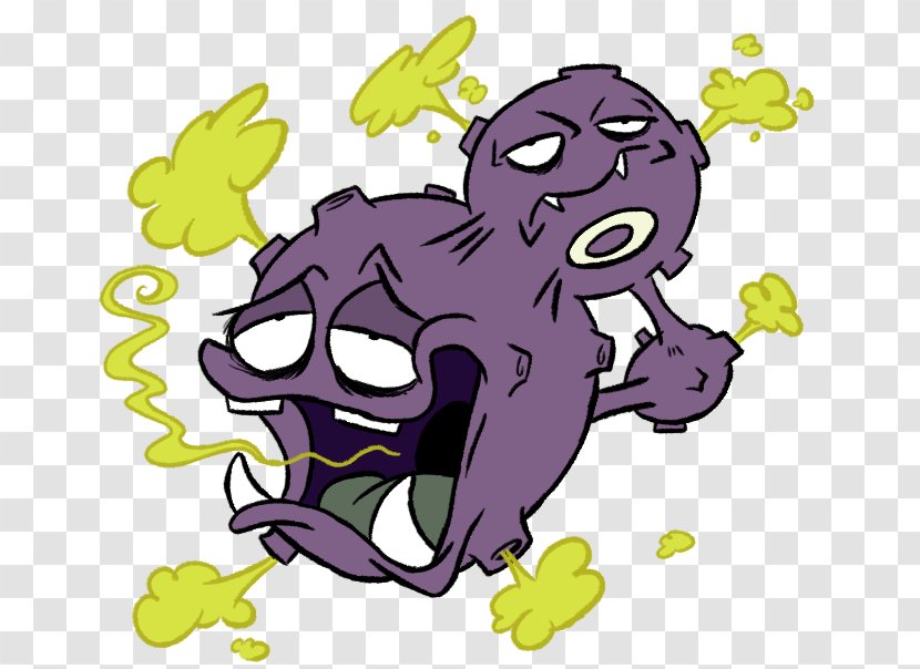 Weezing Pokémon Red And Blue Universe Koffing Pikachu - Silhouette Transparent PNG
