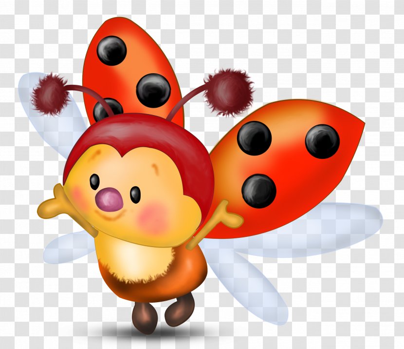 Beetle Ladybird Cartoon Clip Art - Ladybug Transparent PNG