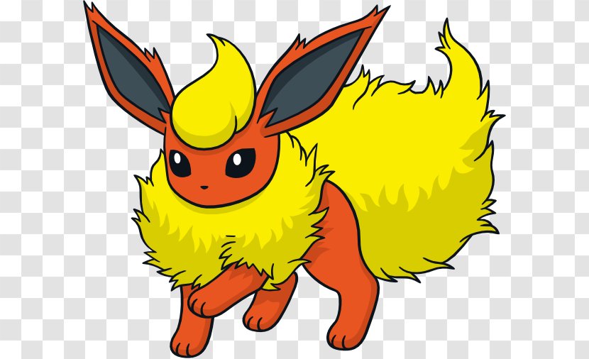 Pokémon X And Y Flareon Eevee Gold Silver - Beak - Shiny Transparent PNG