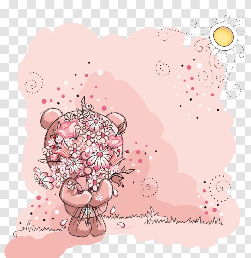 Bear Illustrator - Frame Transparent PNG