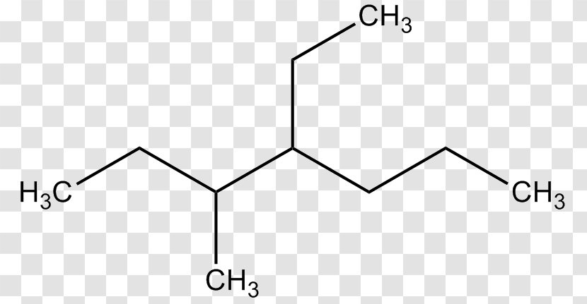 4-Etil-3-metilheptana 4-Ethyl-2-methylhexane 3-Methylheptane Molecular Formula Chemical - Octane - Area Transparent PNG
