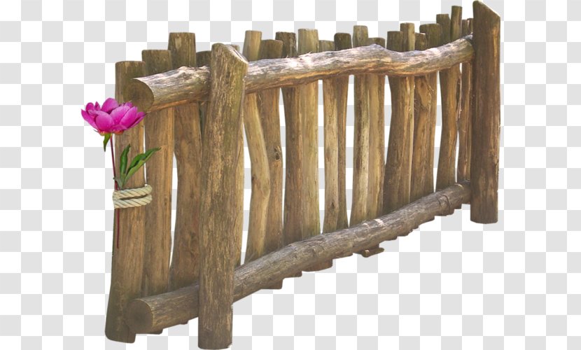 Wood Picket Fence Deck Railing - Plant Transparent PNG