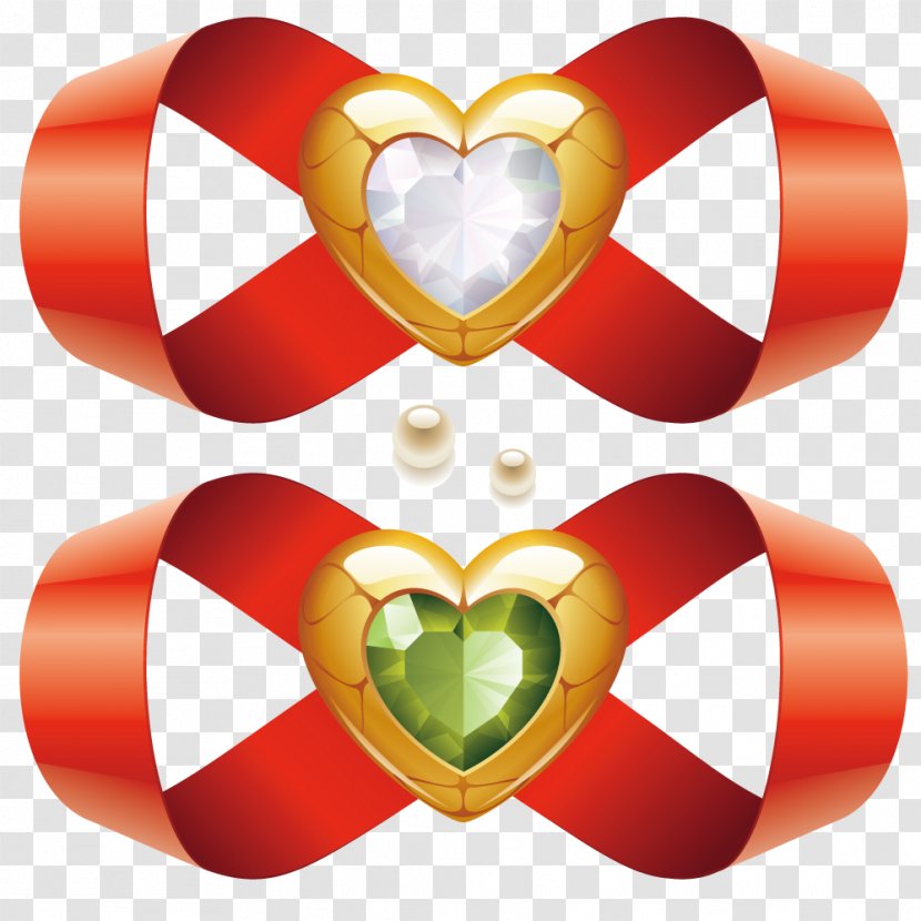Euclidean Vector Symbol Infinity Illustration - Love - Art Red Ribbon Transparent PNG