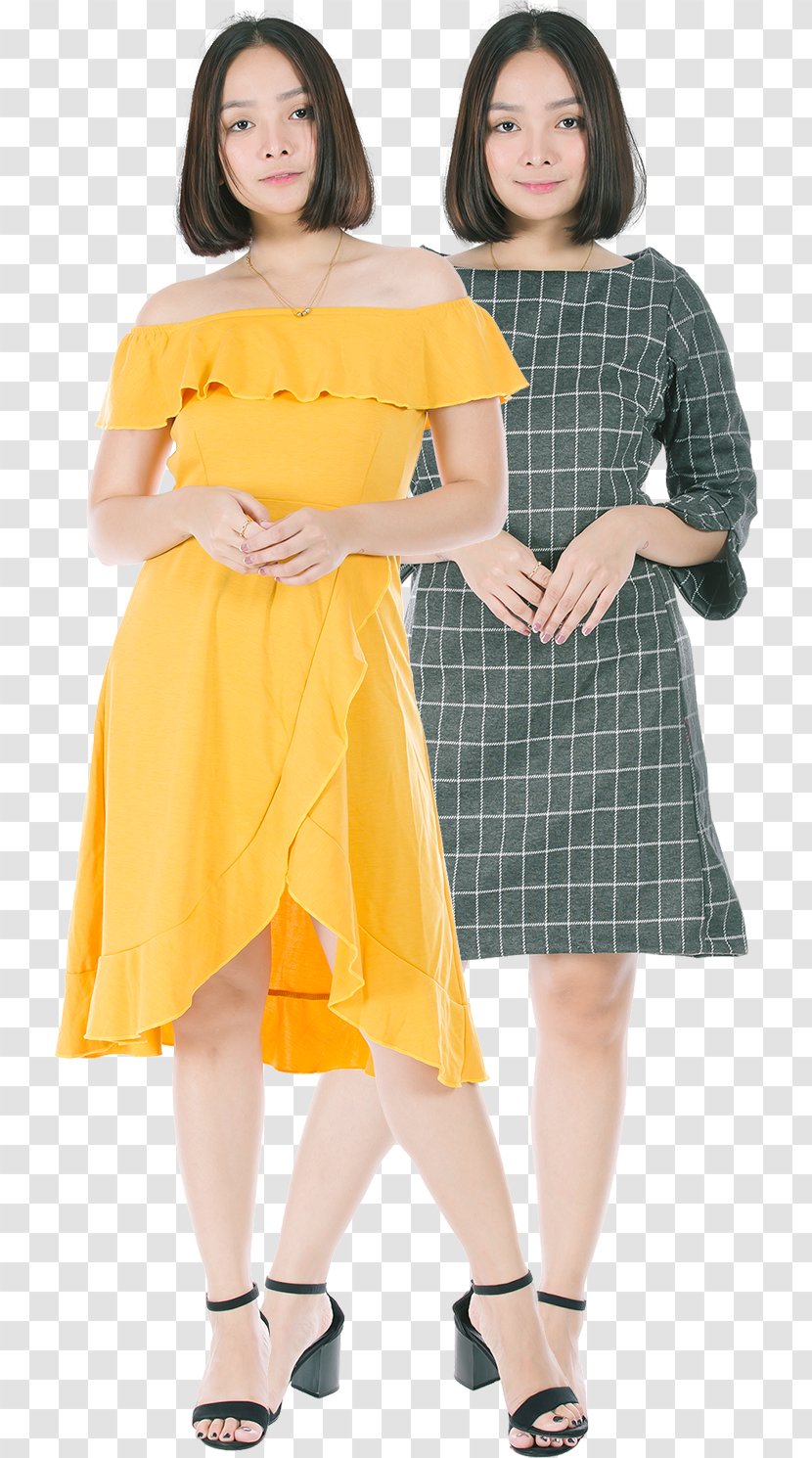 Orange Background - Fashion Model - Design Style Transparent PNG
