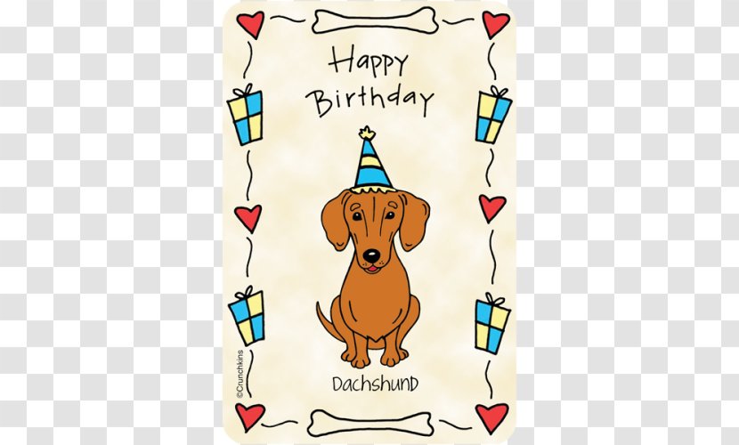 Dachshund Birthday Cake Wedding Invitation Puppy Greeting & Note Cards - Wish Transparent PNG