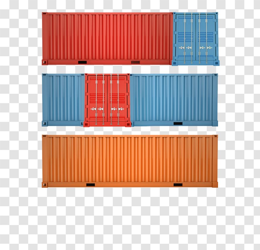Shipping Container Shelf Line Freight Transport - Captivity Transparent PNG