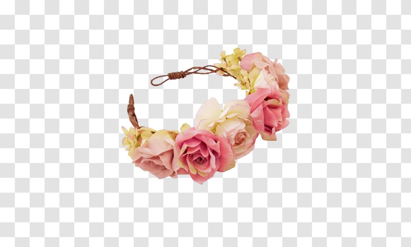 Crown Headpiece Floral Design Flower Headband Transparent PNG